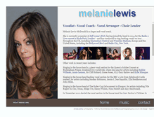 Tablet Screenshot of melanielewis.com